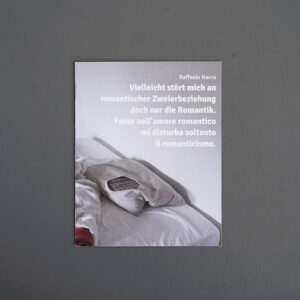 Vielleicht stört mich an romantischer Zweierbeziehung doch nur die Romantik.